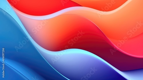The wallpaper design is abstract and colorful. (Illustration, Generative AI)