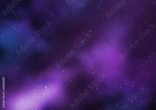 Abstract background with a space sky design with glittering stars