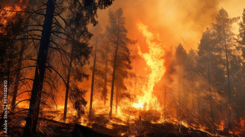 mount on fire in fire, environment mount on fire in fire, environment