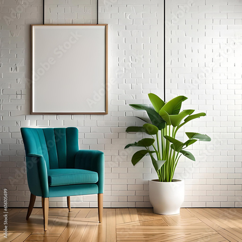 modern living room with a window