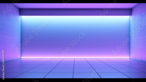 Abstract futuristic technology background, Minimalistic purple architectural background, modern design for poster, cover, branding, website, product showcase, AI generated.
