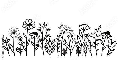 Wallpaper Mural Wild Flower, Transparent Flower, Leaves, Spring, Sunflower  Torontodigital.ca