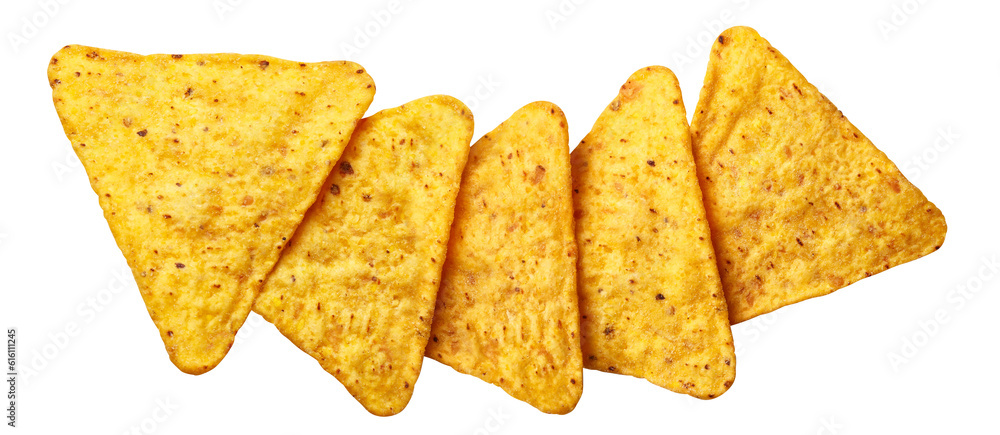 Delicious nachos chips cut out Delicious nachos chips cut out