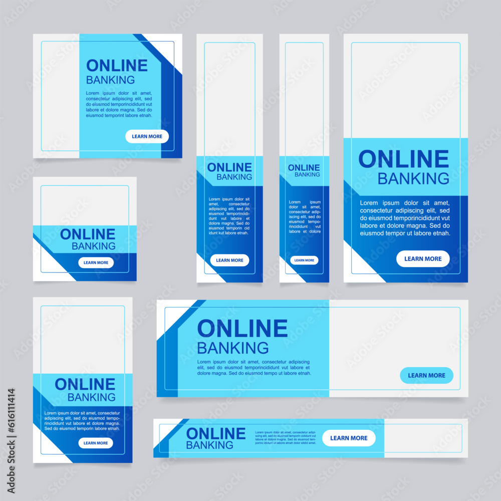 Online banking system benefits web banner design template. Vector flyer with text space. Advertising placard with customized copyspace. Printable poster for advertising. Arial font used Online banking system benefits web banner design template. Vector flyer with text space. Advertising placard with customized copyspace. Printable poster for advertising. Arial font used