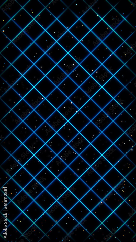 Fototapeta premium Digital Grid Vertical Background.