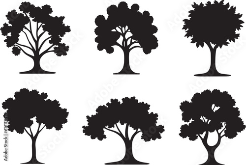 Hand Drawn Vector Trees