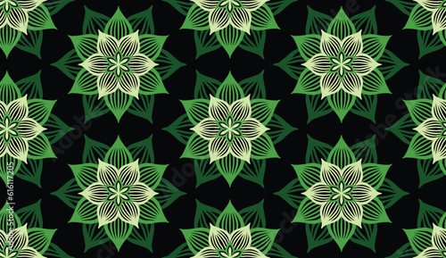 Geometric ethnic pattern seamless flower color. seamless pattern. Design for fabric,curtain,background,carpet,wallpaper,clothing,wrapping,Batik,mandalas,fabric,Vector illustration. pattern style.