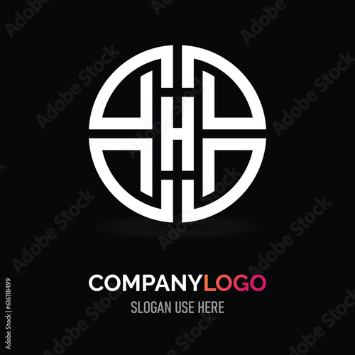 Minimalist H letter logo