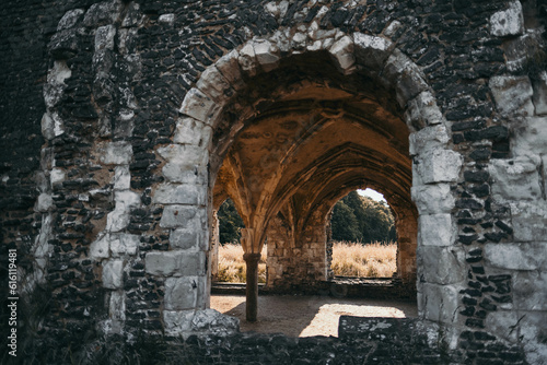 arches of the ruined castle / abbey / church