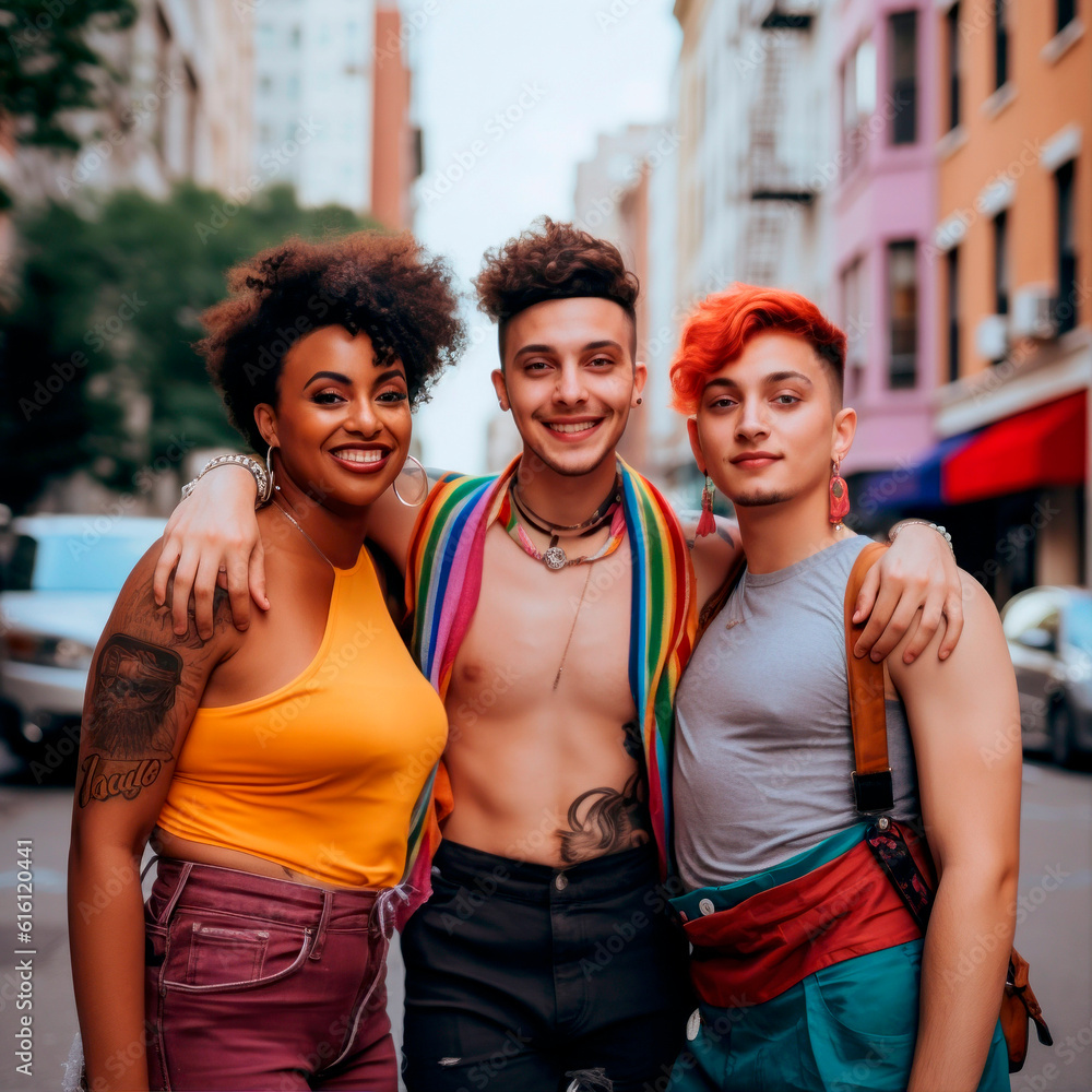 lgbtqia people having fun on a citytrip lgbtqia people having fun on a citytrip