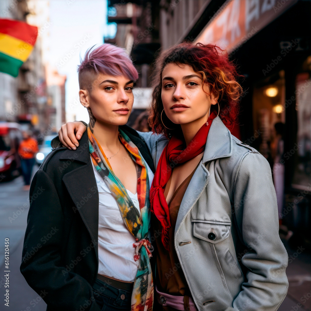 lgbtqia people having fun on a citytrip lgbtqia people having fun on a citytrip