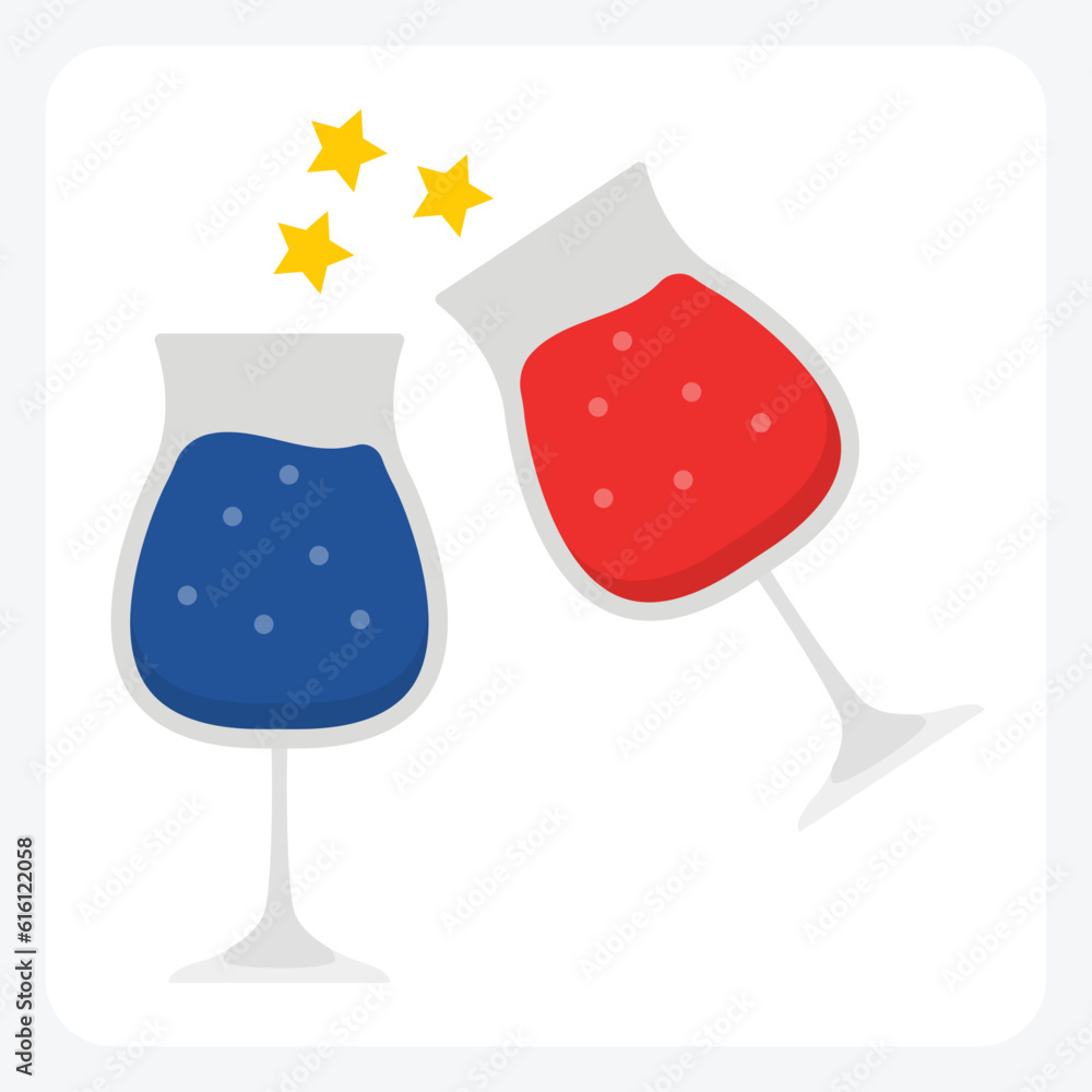 A Striking Flat Style Glass Illustration
A Striking Flat Style Glass Illustration