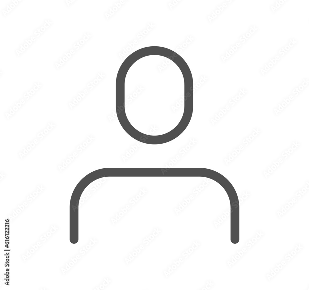 People related icon outline and linear vector. People related icon outline and linear vector.