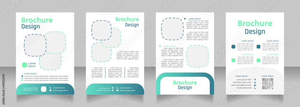 Planting blank brochure design. Template set with copy space for text. Premade corporate reports collection. Editable 4 paper pages. Secular One Regular, Rajdhani-Semibold, Arial fonts used Planting blank brochure design. Template set with copy space for text. Premade corporate reports collection. Editable 4 paper pages. Secular One Regular, Rajdhani-Semibold, Arial fonts used