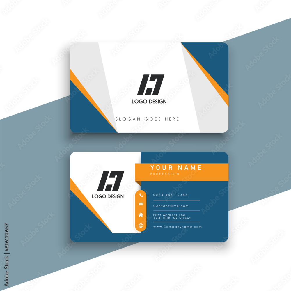Logistics Creative Modern Corporate Business Card template design, Double-sided creative business card template. Logistics Creative Modern Corporate Business Card template design, Double-sided creative business card template.