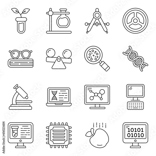 Pack of Medical Linear Icons

