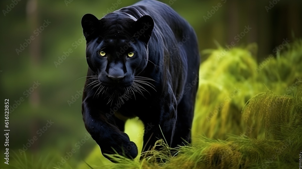 panther walking