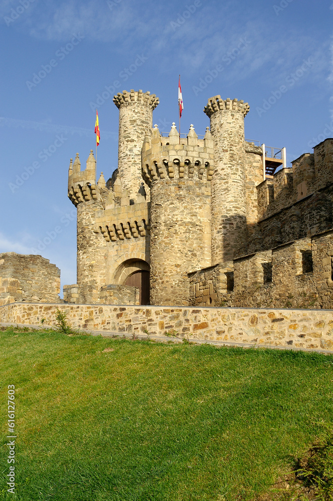 Ponferrada (Spain). Castle of Ponferrada (Templar castle).