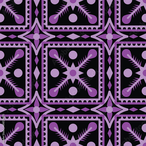 Geometric ethnic pattern seamless flower color. seamless pattern. Design for fabric,curtain,background,carpet,wallpaper,clothing,wrapping,Batik,mandalas,fabric,Vector illustration. pattern style.