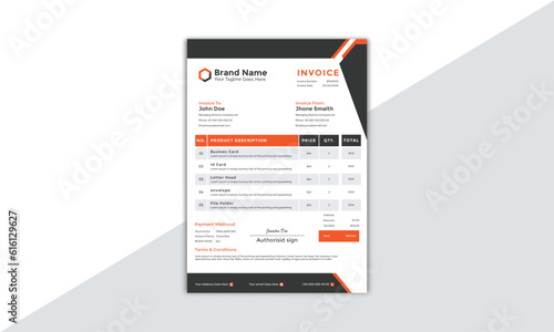 Professional,Invoice Design,Bill,Billboard,Bill design,Letterhead,Stationary,Banner,Visual  Design,Minimal,Business