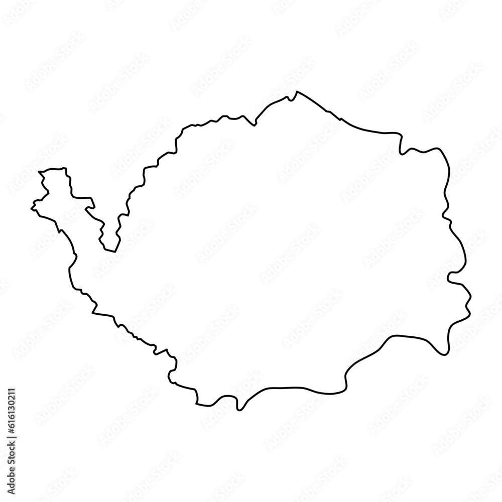 Karlovy Vary Region or Carlsbad region administrative unit of the Czech Republic. Vector illustration. Karlovy Vary Region or Carlsbad region administrative unit of the Czech Republic. Vector illustration.