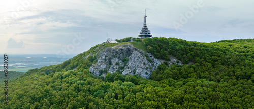 Zobor peak over the Nitra city, Slovakia photo