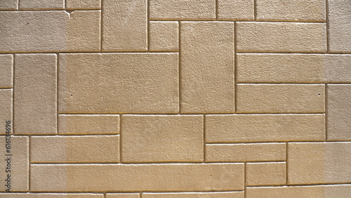 Wallpaper Mural Motivos gráficos cuadrados en pared de estuco Torontodigital.ca