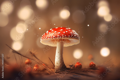 Microdosing, growing mushrooms in vitro. The concept of alternative medicine, micro-dosing and fly agaric mushrooms treatment