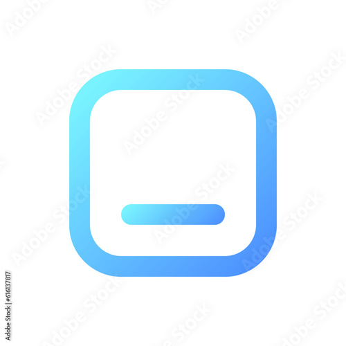 Free Download Minimize button pixel perfect gradient linear ui icon. Website size control. Digital technology. Line color user interface symbol. Modern style pictogram. Vector isolated outline illustration - GFXLoad