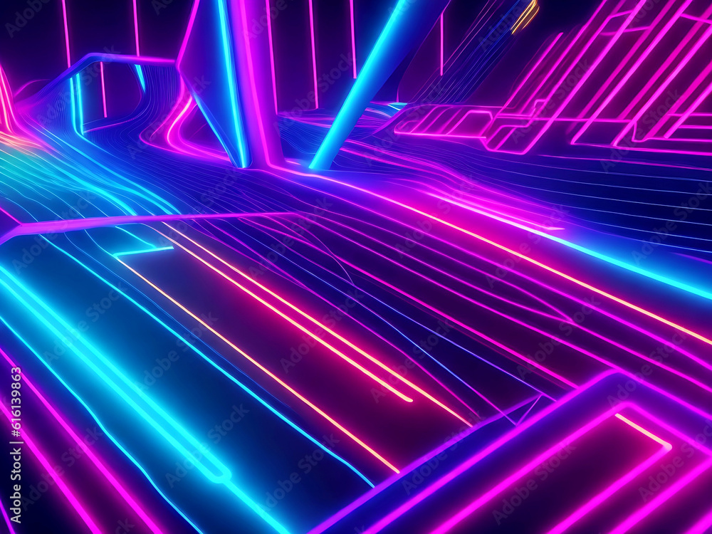 3d render, abstract background with colorful. 3d render, abstract background with colorful.