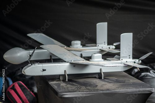 Unmanned combat aerial vehicles  UCAV   also known as a combat drones or battlefield UAV used in Ukraine during the counteroffensive against Russia  NATO response force