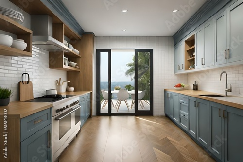 modern kitchen interior