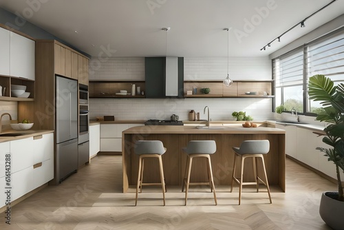 modern kitchen interior with kitchen © CREAM 2.0