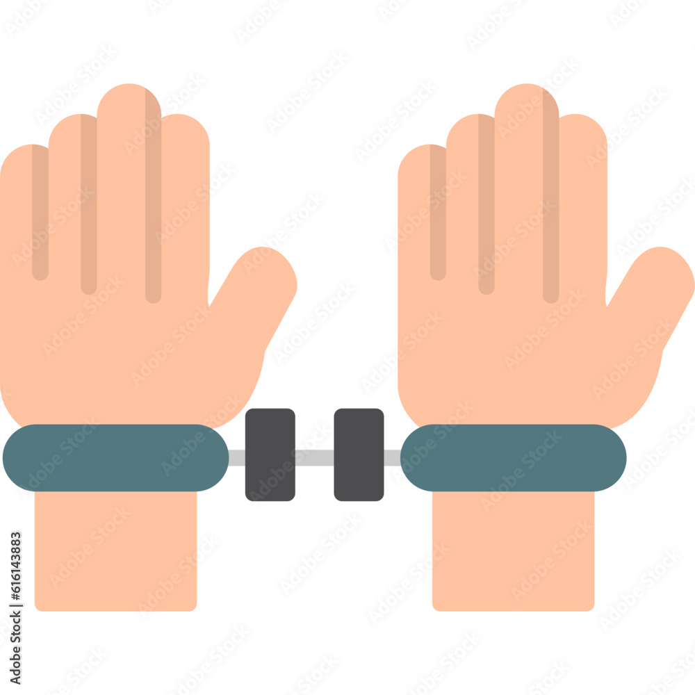 Obraz premium Arrest Icon