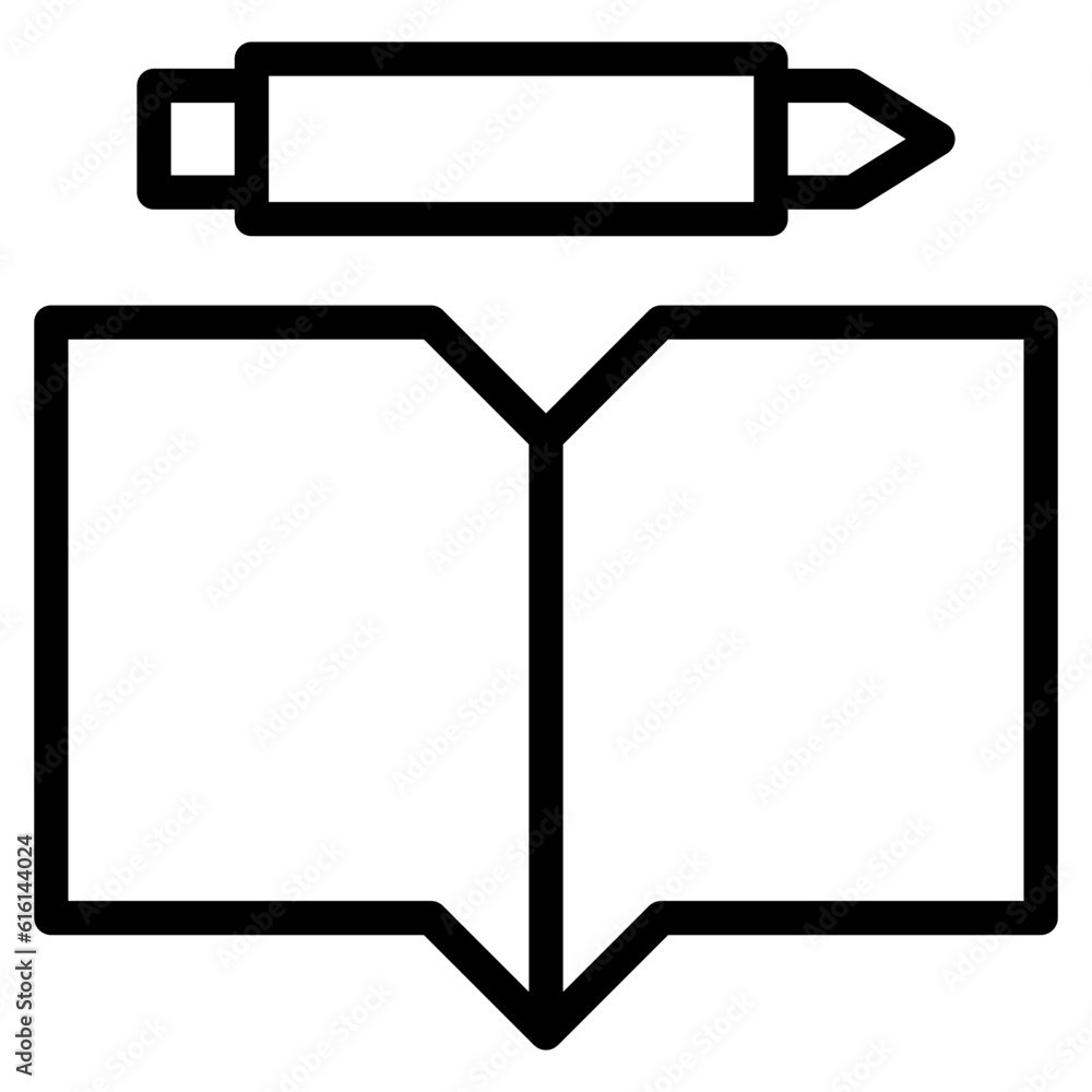 Obraz premium book line 