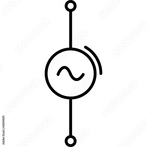 AC Voltage Source Icon