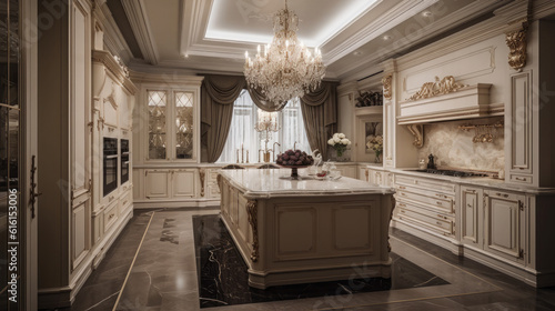 Luxury Elegant kitchen interior