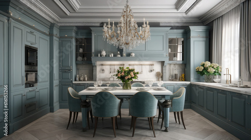 Luxury Elegant kitchen interior © Alfred