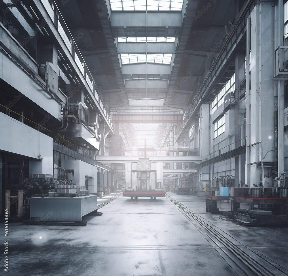Obraz premium AI -generated factory assembly wiring