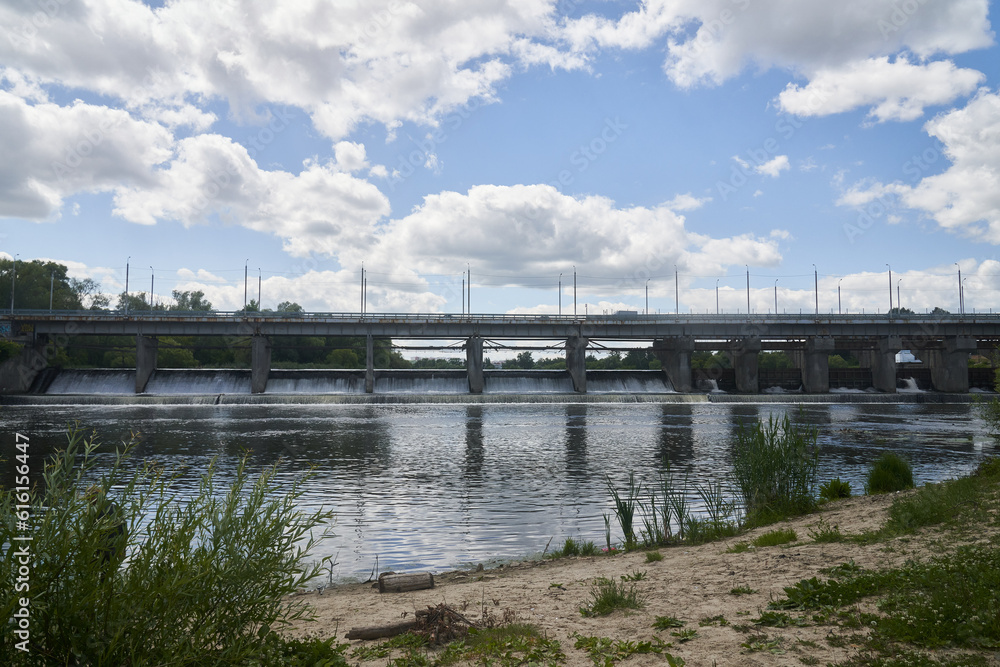 Fototapeta premium bridge over river