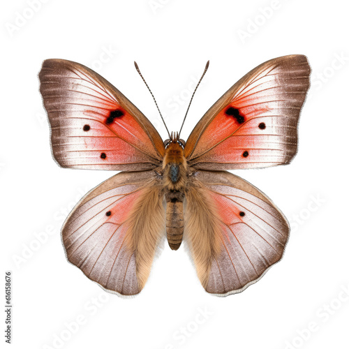 Small heath butterfly -  Coenonympha pamphilus. Transparent PNG. Generative AI © Razvan