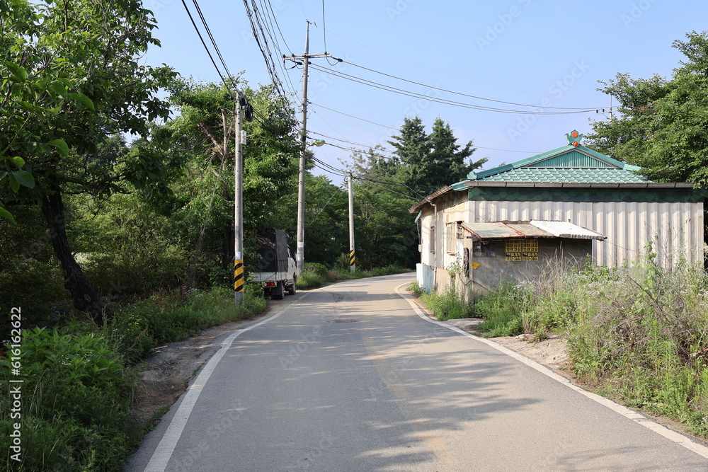 한국의 시골 길