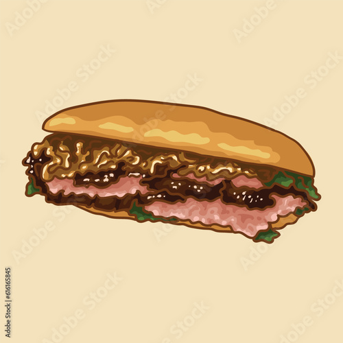French Dip Sandwich.
Top of the best sandwiches.