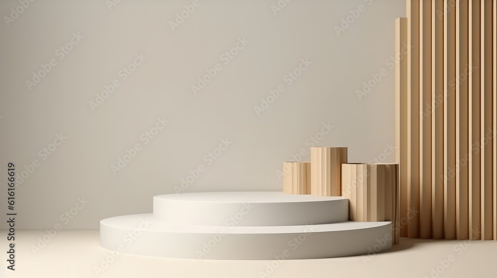 Empty Space Podium Product Display Empty Space Podium Product Display