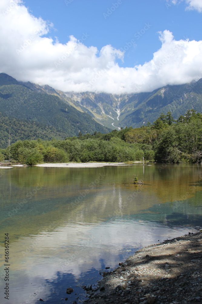 Φωτογραφία 大正池と穂高連峰