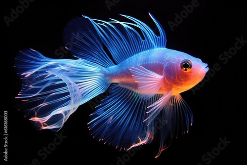 Fish glowing