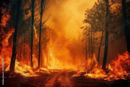 Dangerous Forest Fire © Exotic Escape
