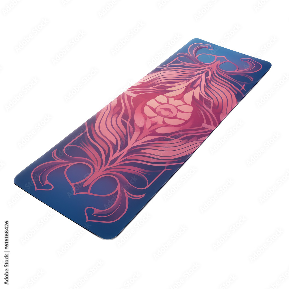Yoga mat on white background Yoga mat on white background