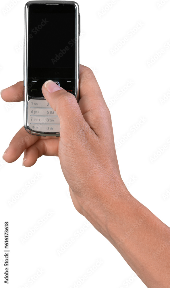 Holding a keyboard based smart phone Holding a keyboard based smart phone