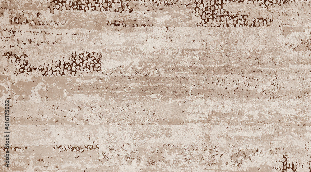 Fototapeta premium abstract beige or brown luxury patterned of modern rug or carpet texture in earth color tone. texture of luxury carpet used as background. floor covering material.